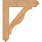 Ekena Millwork Funston Arts and Crafts Smooth Bracket w/ Offset Brace, Western Red Cedar, 7 1/2"W x 32"D x 36"H BKT0806X32X36FST03SWR - alternate 4
